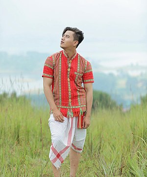 Traditional dress of Tripura men