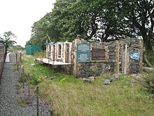 The station building under repair in 2011 Tryfan Junction, Welsh Highland Railway (geograph 2598276).jpg