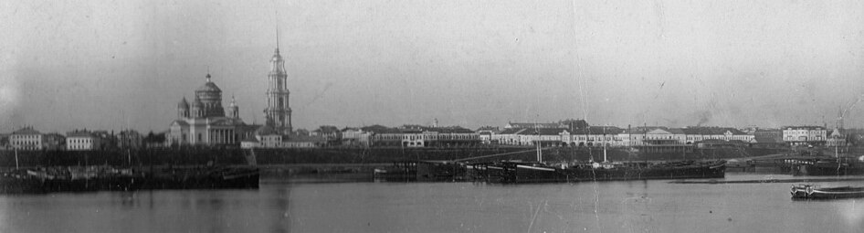 Панорама Рыбинска, 1896 год