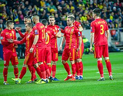 Romania playing Sweden at Friends Arena, March 2019. UEFA EURO qualifiers Sweden vs Romaina 20190323 42.jpg