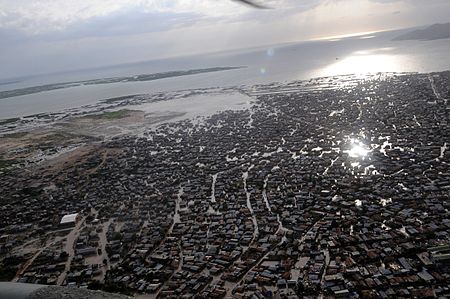 US Navy 080908-N-9774H-147 An aerial view of the devastation in Port de Paix after four storms in one month have devastated the island and killed more than 800 people.jpg