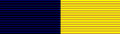The ribbon of the US Navy Distinguished Public Service Award