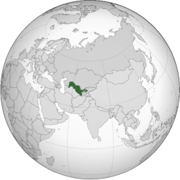 Ouzbékistan - Location