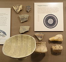 Ubaid pottery (Ubaid 0-1 levels) at the Oriental Institute Museum, Chicago Ubaid 0-1 pottery - Oriental Institute Museum, University of Chicago - DSC06926.JPG