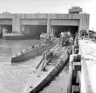 Submarine pen Bunker housing U-boats