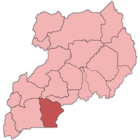 Map of the Diocese of Masaka