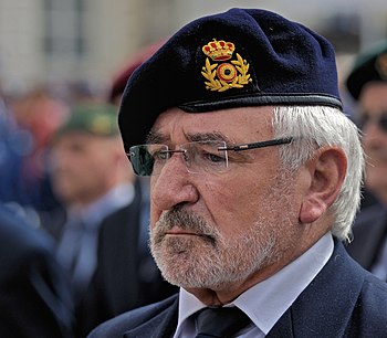 Veteran at Belgian National Day