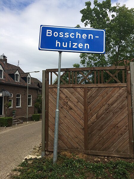 File:Village sign of Bosschenhuizen, Netherlands 3.JPG