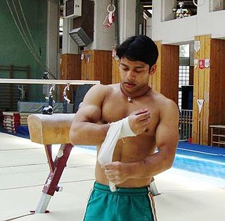 Vivek Mishra Indian Gymnast