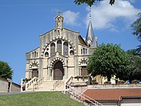 Façade église de Vougy