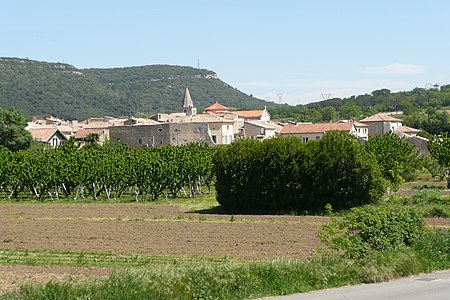 Vue sur Chusclan