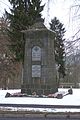 Denkmal im Rathenaupark, später weritert um Opfer der Weltkriege