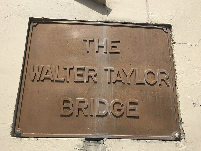 File:Walter Taylor Bridge name plaque.JPG