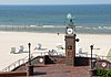 Blick von der Promenade auf den Wangerooger Strand