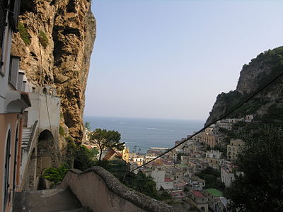 On the way from Ravello to Amalfi (about 1 hour by foot, Atrani)