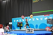 Deutsch: Gewichtheben bei den Olympischen Jugendspielen 2018; Tag 1, 7. Oktober 2018; Jungen 56 kg English: Weightlifting at the 2018 Summer Youth Olympics at 7 October 2018 – Boys' 56 kg