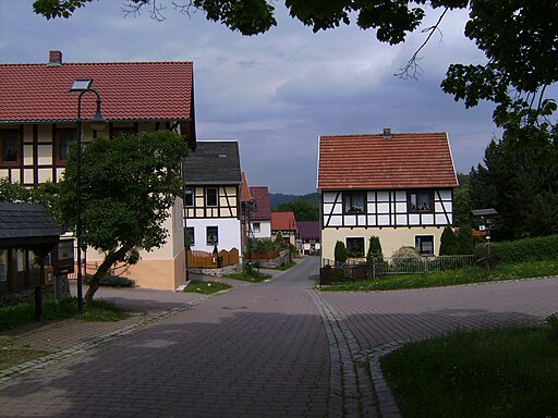 Weischwitz, straatzicht 2008 05 25 14.39