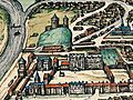 Rūmai 1581 m. miesto plane Brauno atlase