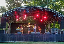 Musicians on a stage at WOMADelaide 2020 Womadelaide 2020 - Picture -1 (49832555013).jpg