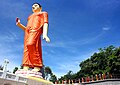 80-foot World's tallest statue of walking Buddha in Pilimathalawa, Kandy[५]]]