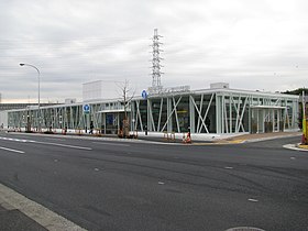 Vue extérieure de la station