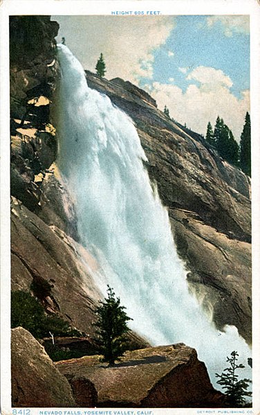 File:Yosemite Valley CA - Nevado Falls (NBY 432093).jpg