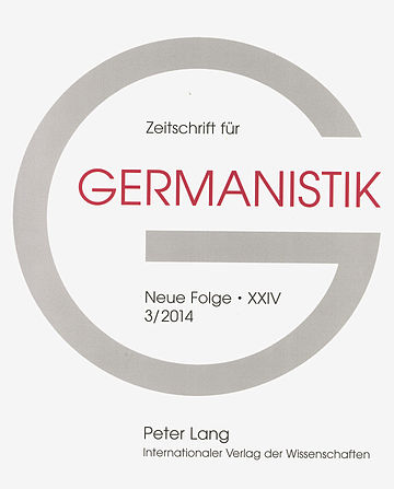 Zeitschrift für Germanistik