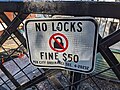 Warning Signs, Former Love Lock Bridge