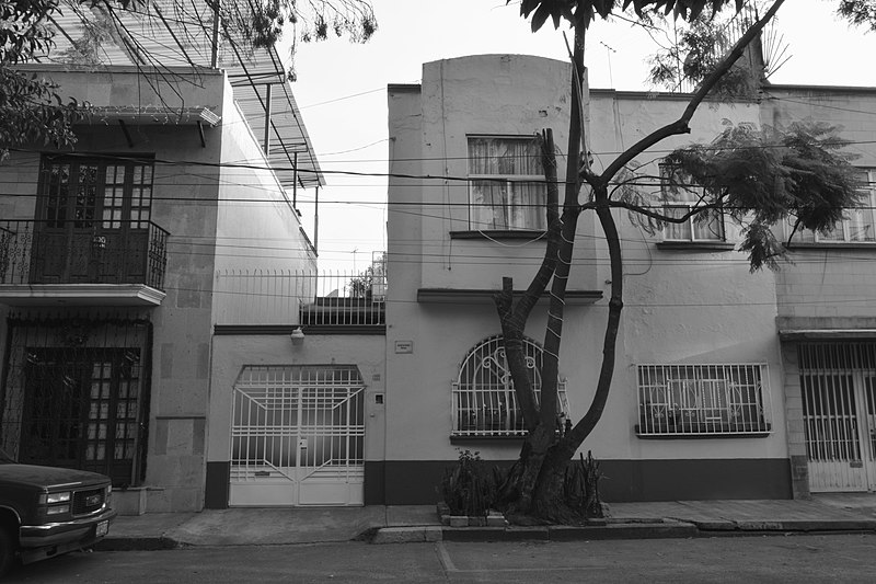 File:"Roma" filming locations in Mexico City - 2 - monochrome.jpg