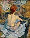 (Albi) Rousse (La Toilette) - 1889 - Henri de Toulouse-Lautrec - Musée d'Orsay, Paris.jpg