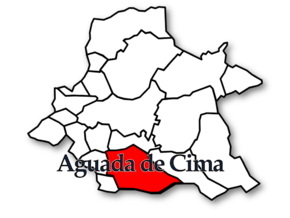 Localização no município de Águeda