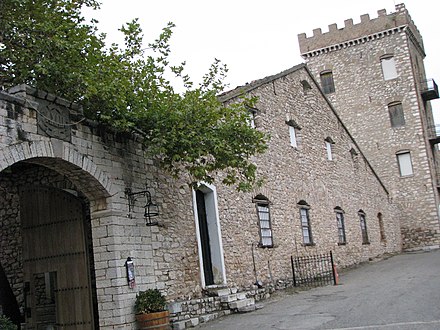 The Achaia Clauss winery, founded in 1861 by Gustav Clauss, and famous for its Mavrodaphne Oinopoieio AKhAIA KLAOUS 6.jpg