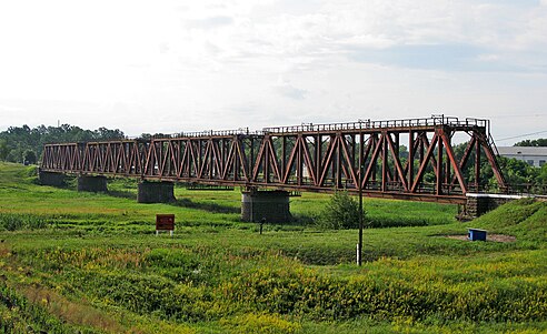 Залізничний міст через річку Тетерів