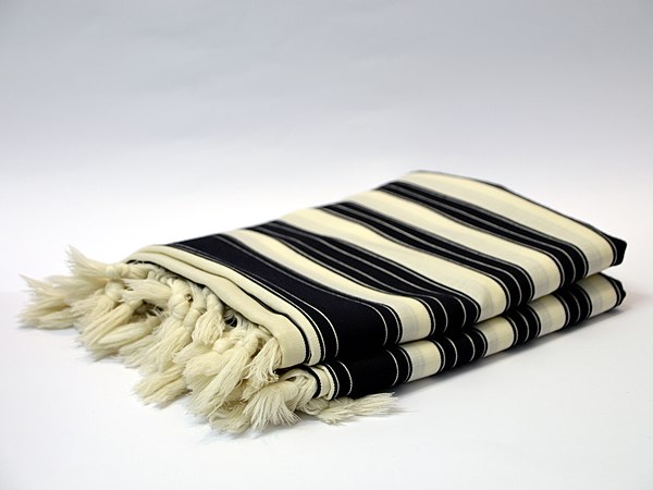 A folded tallit