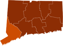 1830 Connecticut gubernatorial election results map by county.svg