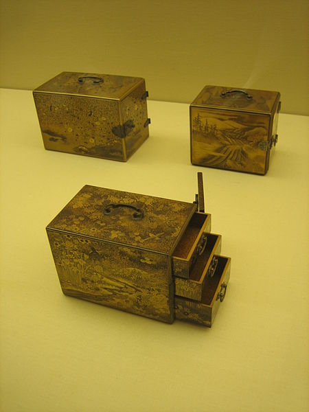 File:18th-19th Century Japanese boxes for writing equipment (3578636206).jpg