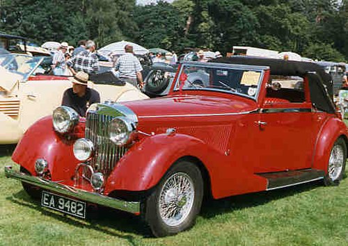 1938 Jensen S-type drophead, 3.5 litre