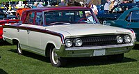 1964 Meteor 4-Door Sedan in Wimbledon White & Red Two-Tone, Front Right, 05-27-2023.jpg