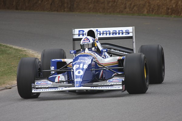 David Coulthard driving the FW16B at the 2009 Goodwood Festival of Speed