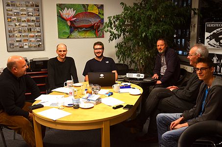 Meeting of local Wikipedians with Wikipedian in Residence at the local space in Hannover