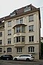 Wohn- und Geschäftshaus Ludwig-Pfau-Straße 5 in Stuttgart. Erbaut 1910-112 von den Bauunternehmern Max Mueller und Gottlob Widmann im Stil des Histori...