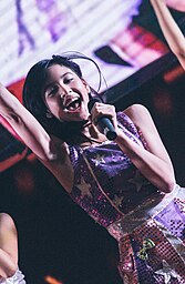 Zee JKT48 at the KAI Esports Exhibition, Goes to Jogja in 2019 20190810 JKT48 at KAI Esport Exhibition Goes to Jogja - Azizi Asadel (Zee) 3.jpg