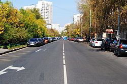 4-я Магистральная улица (вид от Магистрального переулка в сторону Хорошёвского шоссе)