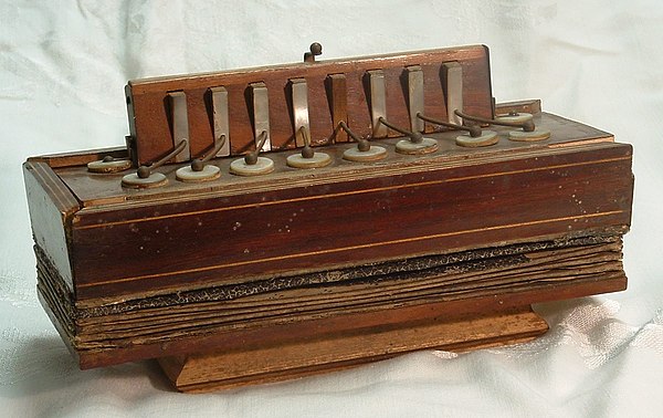 Eight-key bisonoric diatonic accordion (c. 1830)