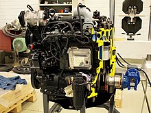 An AGCO Sisu Power 49 AWI diesel engine in 2011 AGCO Sisu Power 49 AWI diesel engine cutaway.JPG