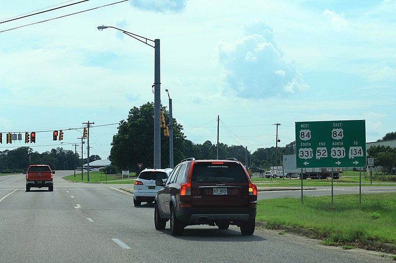 File:AL52 West - US331 US84 To AL134 (29362233388).jpg