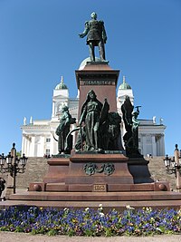 Statue of Alexander II (fi) by Walter Runeberg, 1894 ALEXANDER II - panoramio - roadmap.jpg