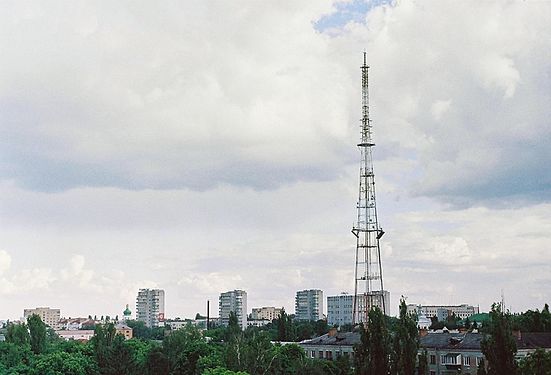 Above all (Chernihiv TV tower)