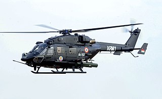 HAL Rudra Attack variant of the HAL Dhruv helicopter