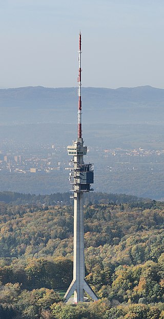 <span class="mw-page-title-main">Swisscom-Sendeturm St. Chrischona</span> Communications tower near Basel, Switzerland